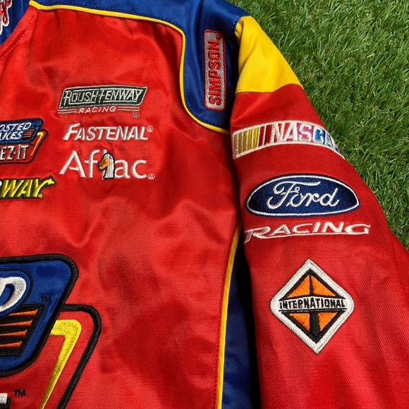 Chase Authentics Nascar Jacket Large Kelloggs Tony The Tiger Ford Cheez-it - Picture 5 of 13